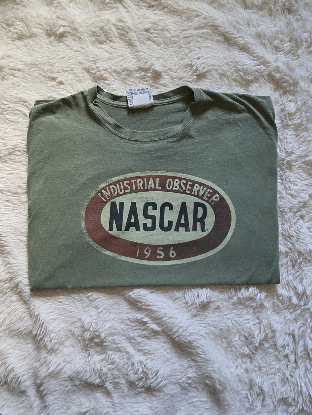 NASCAR Olive Green Graphic Tee